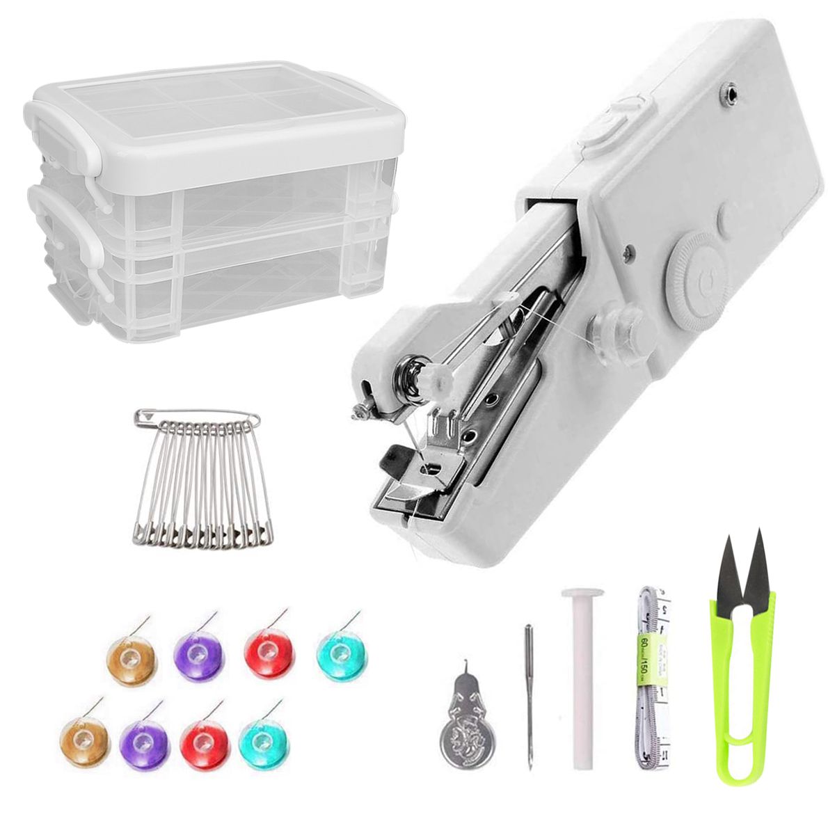 Handheld Sewing Machine & 22Pcs Sewing Kit_2