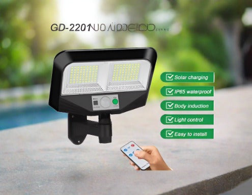 Solar Flood Light Waterproof With Remote GD-2201_0