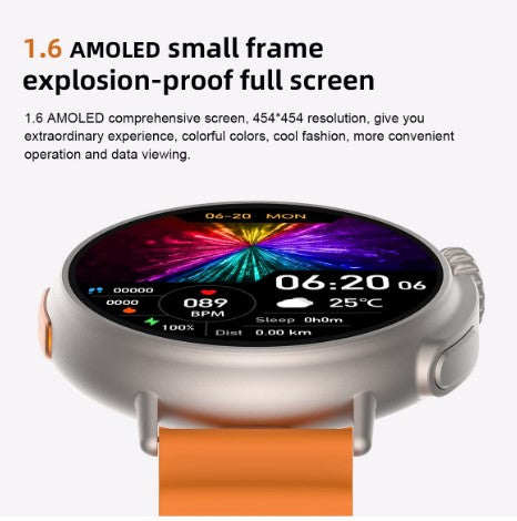 MT30 Smart Watch Ultra Long Range Waterproof - Orange_1