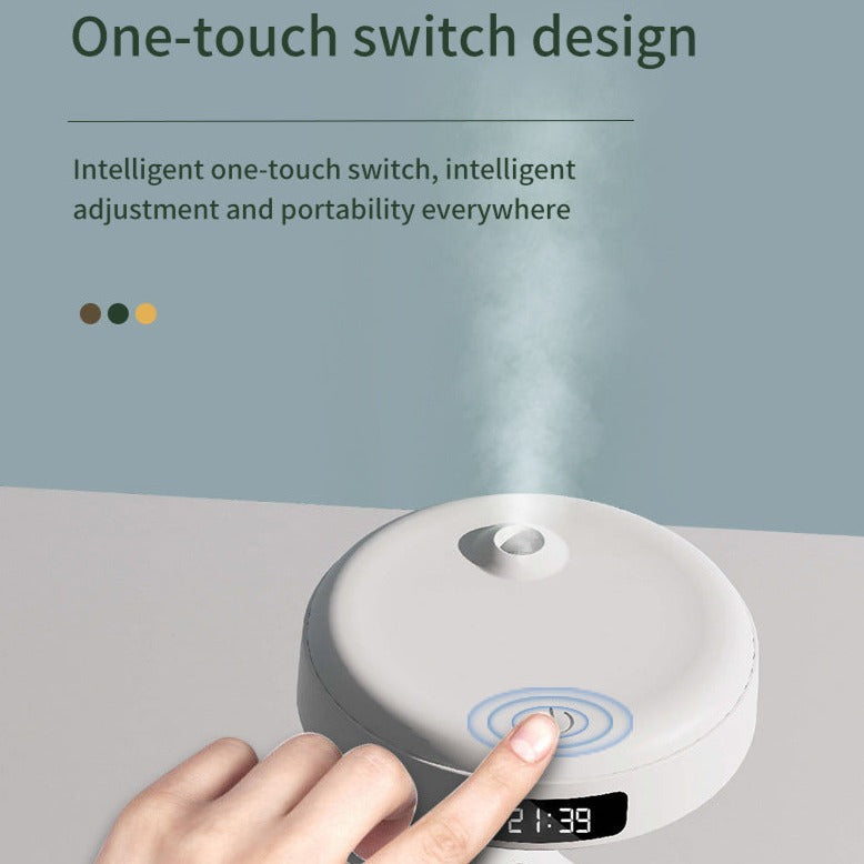 Water Drop Backflow Anti gravity Humidifier LED Time Display_2