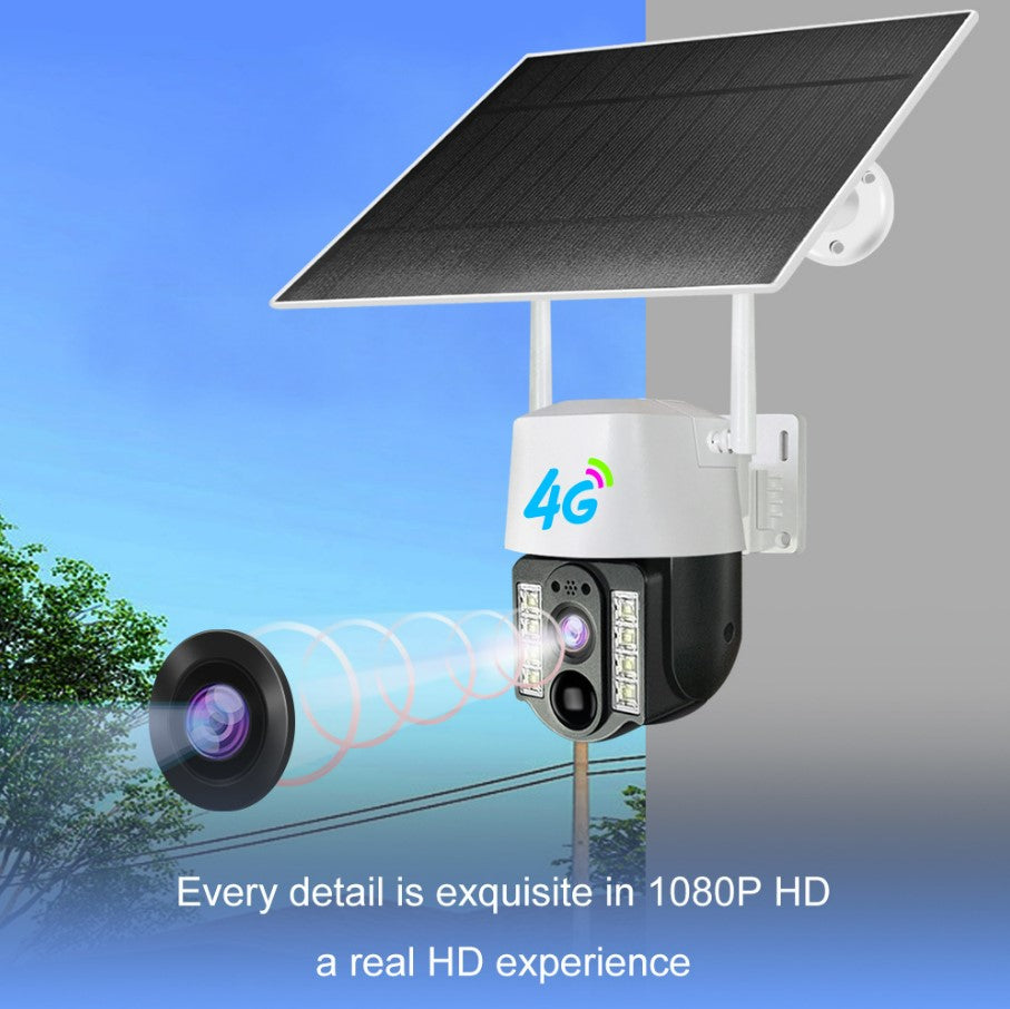 V380 New Arrival 3MP Wireless WiFi Security CCTV Camera Night Vision Sim Card Solar 4G Outdoor_8