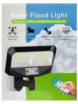 Solar Flood Light Waterproof With Remote GD-2201