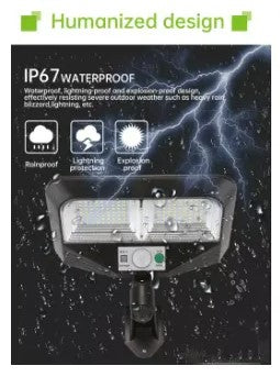 Solar Flood Light Waterproof With Remote GD-2201