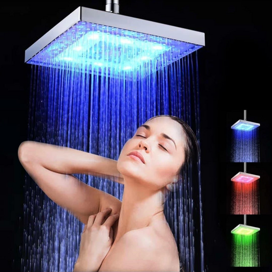 LED Colour Changing Shower Head