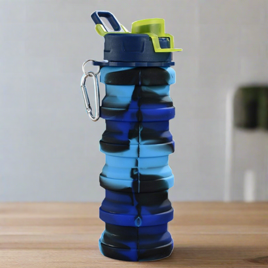 Collapsible Water Bottle - Blue