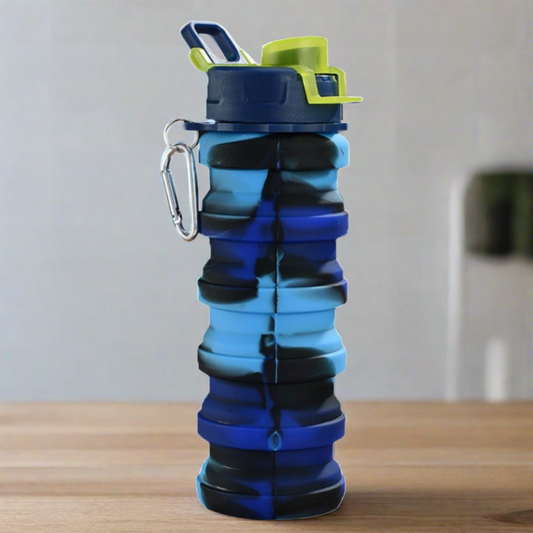 Collapsible Water Bottle - Blue